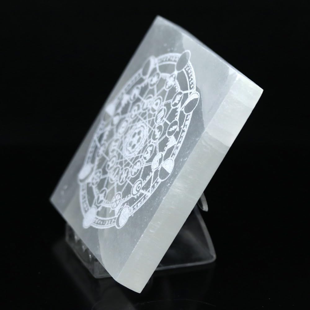 天然石　セレナイト　パワーストーン　置き石 楽天市場】天然石 モロッコ産 セレナイト たまご型 置き石【置石